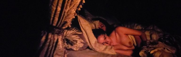 Emma Stone Nude nude scene screenshot from The Favourite (2018)