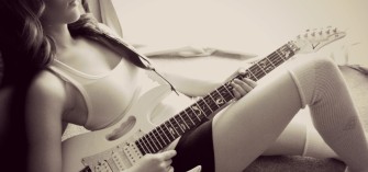 Heaven through the eyes of a guitar