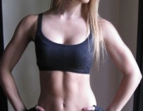 As fit as a girl can be