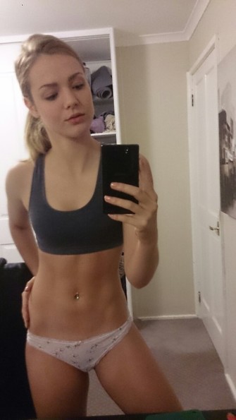 Her panties are so cute you don’t even notice anything else