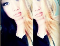 Laaaniee blonde and bangin lips p