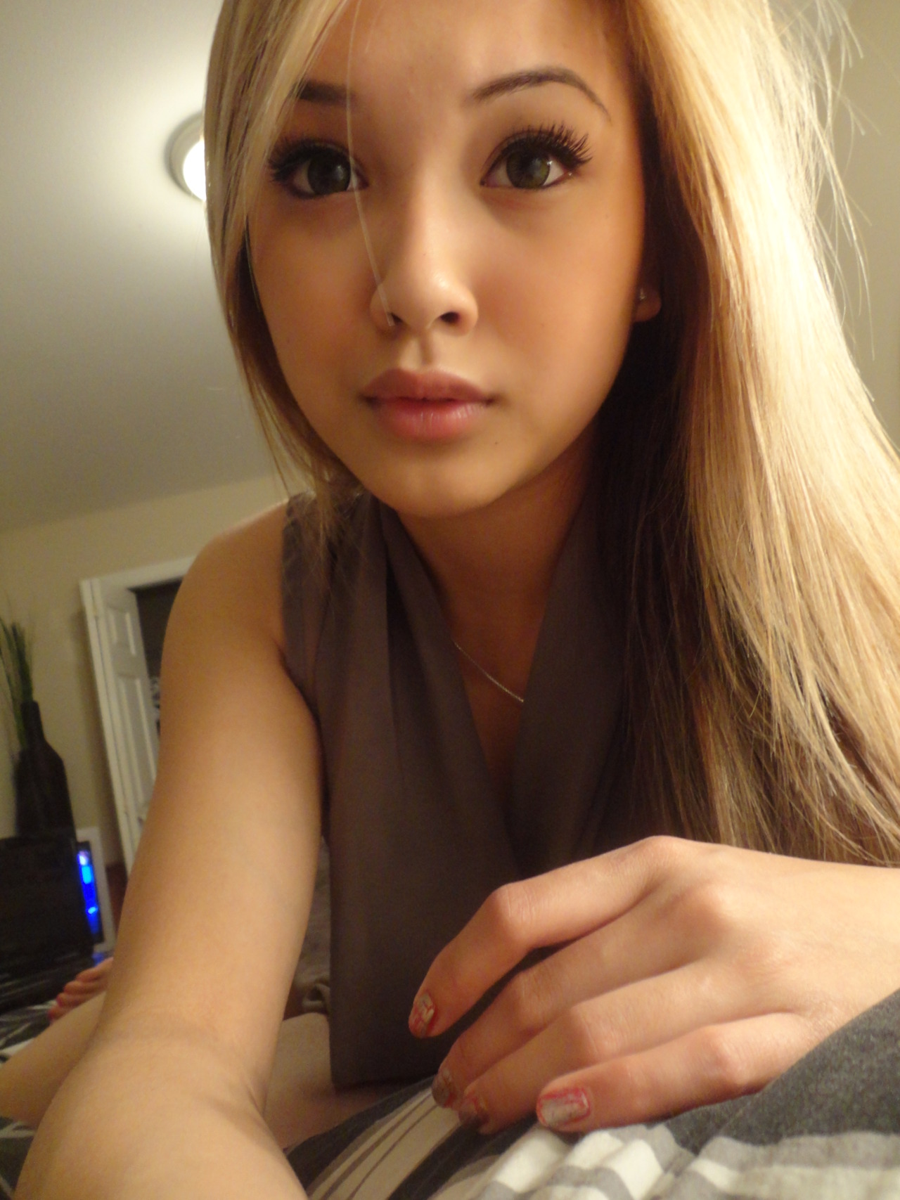 Hot Blond Asian