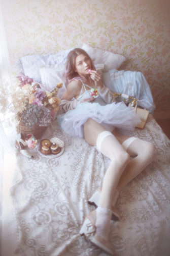 Hot Pedalfar Cat Ears And Lingerie Lucia Lolita